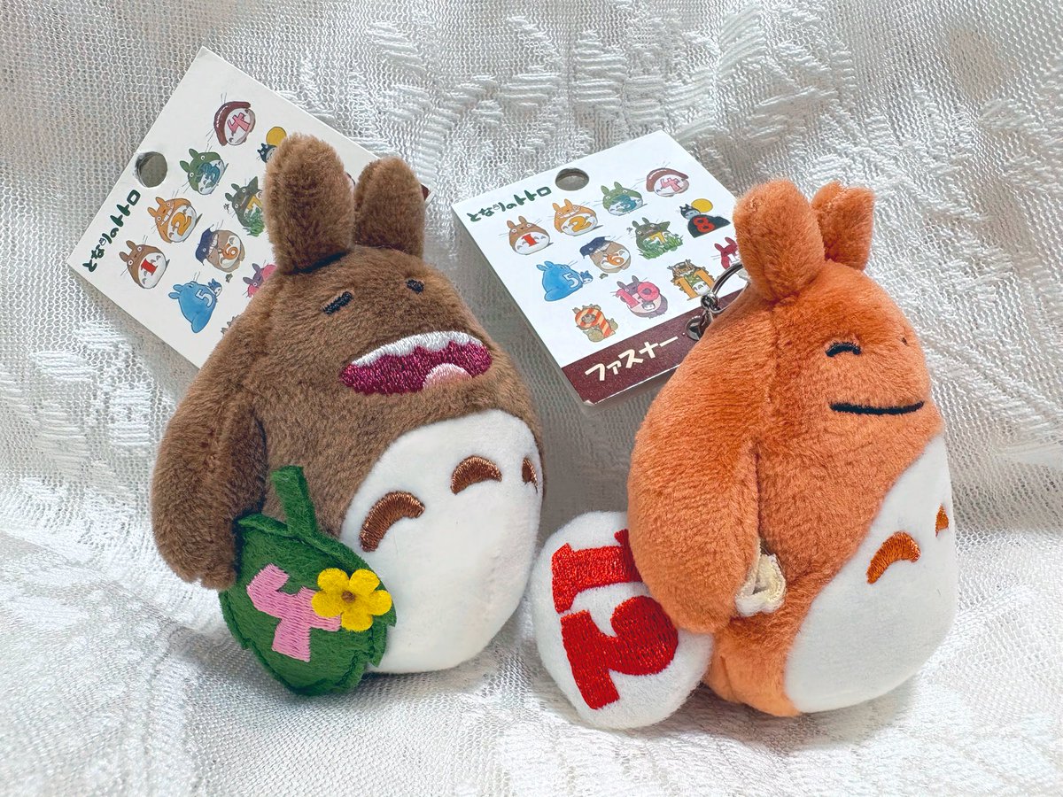 最近買ったジブリグッズ👒
自分の誕生月はなかったんだけど
表情が可愛くて購入☺️
謎に半額で550円だった！
他にもぬいぐるみ、スタンプ
スタイとか色々半額だったよ🥸
また行ってみようかな〜。