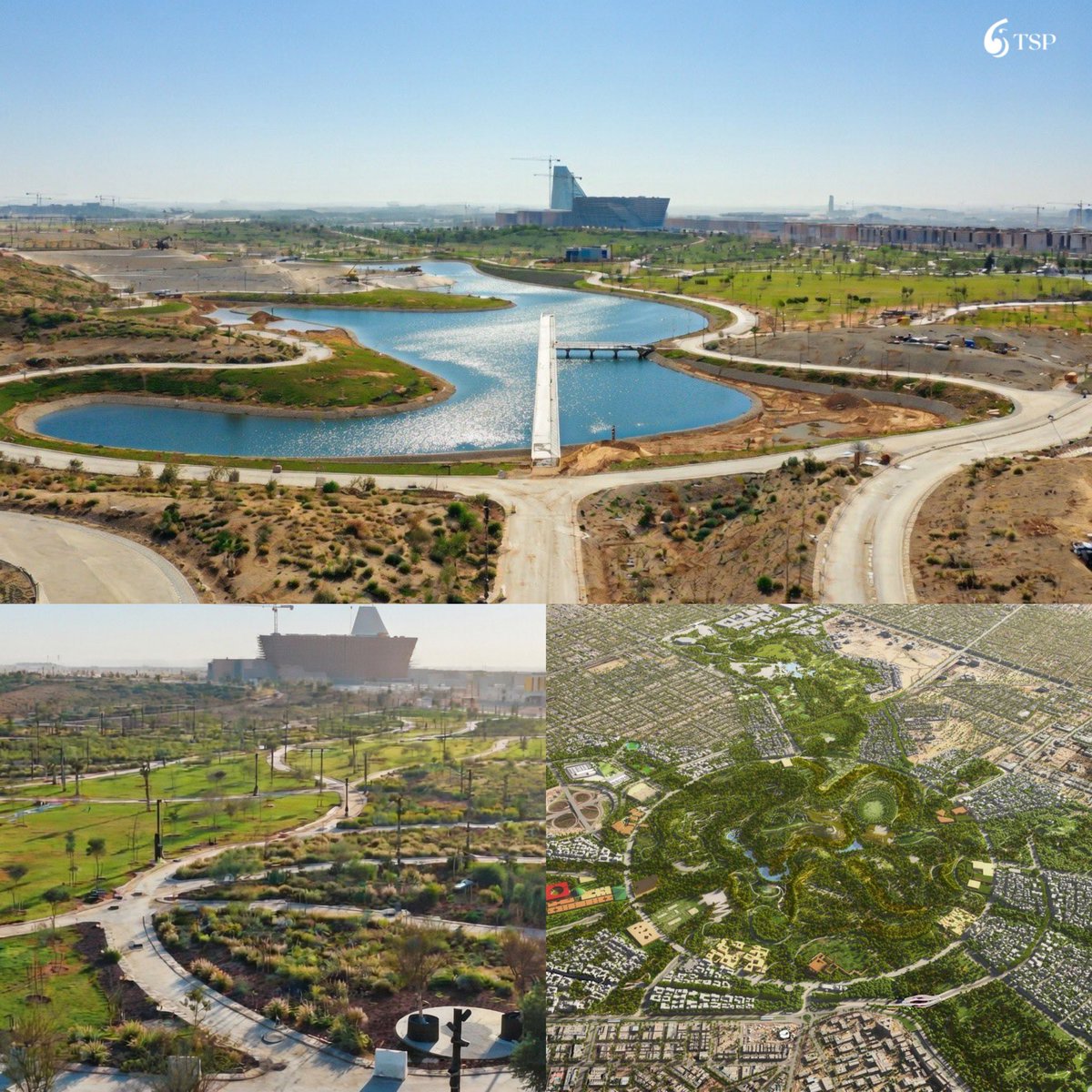 آخر مستجدات الأعمال في "حديقة الملك سلمان" بالرياض: بدء تشغيل مركز الزوار وتقدم الأعمال وفق الجدول