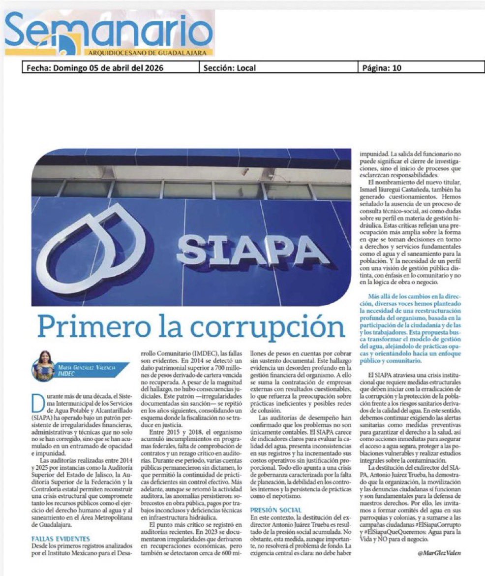 SIAPA CORRUPTO tweet media