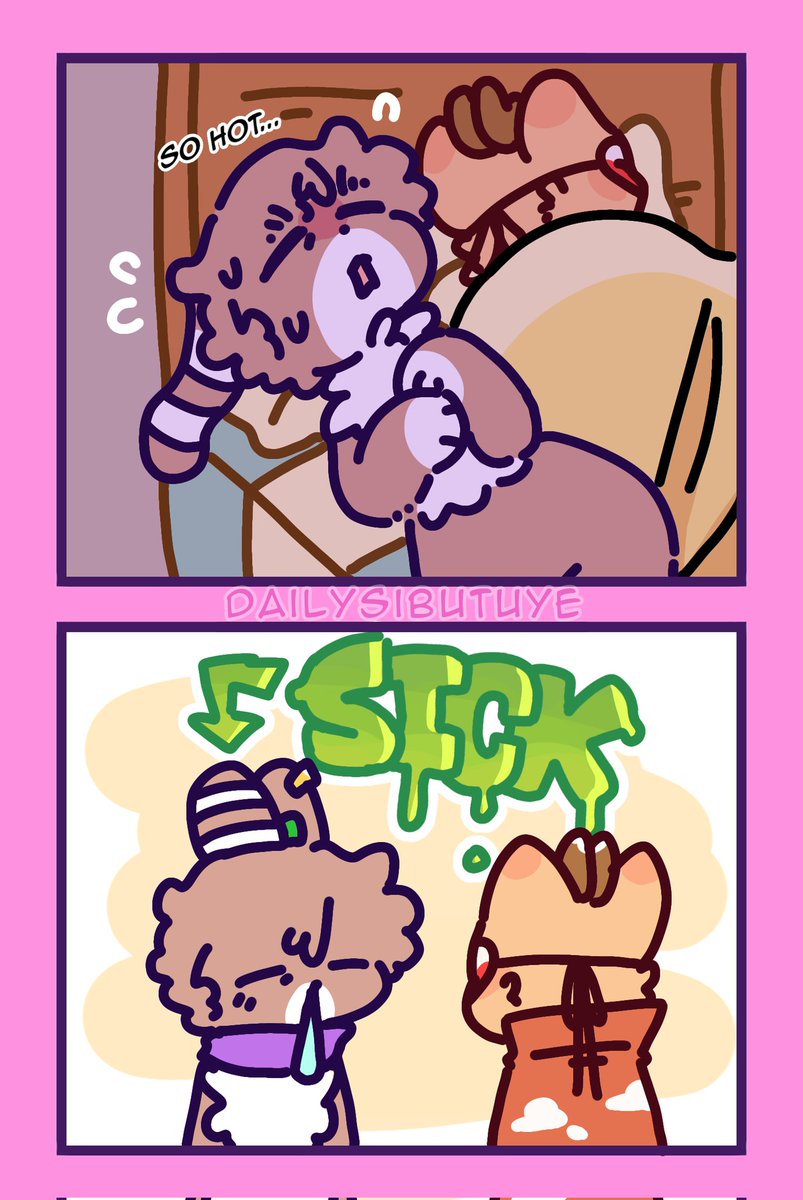 daily sibutuye doodles (兔爷+四不像) tweet media