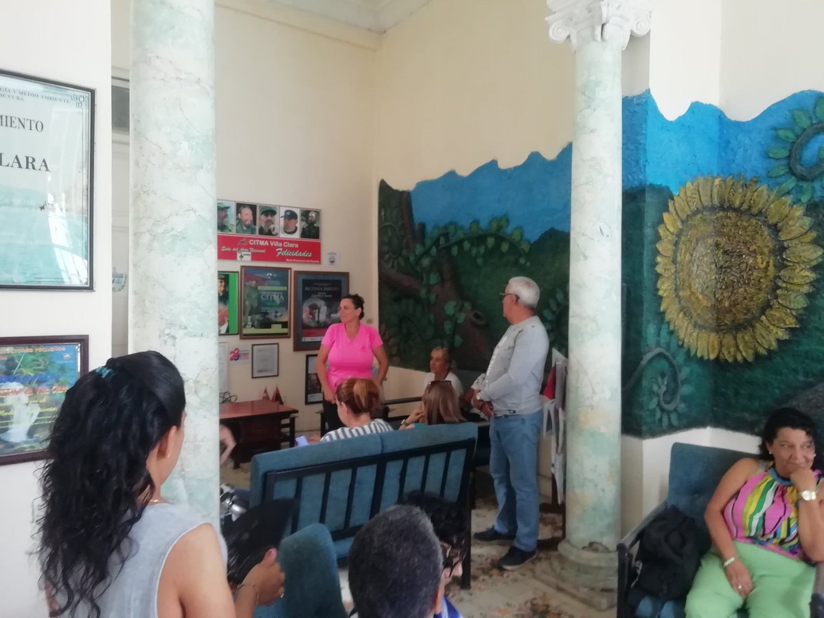 Se desarrolla actividad por el 4 de abril en la Delegación Territorial del #CITMAVC.