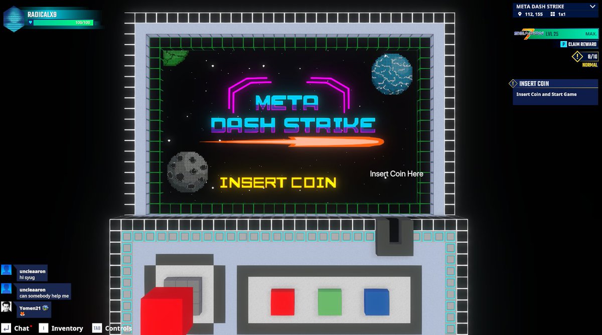 Retro menu vibes hit hard in The Sandbox Season 7. Screenshot taken. <a href="/TheSandboxGame/">The Sandbox</a>  tsbga.me/TheSandbox #Season7