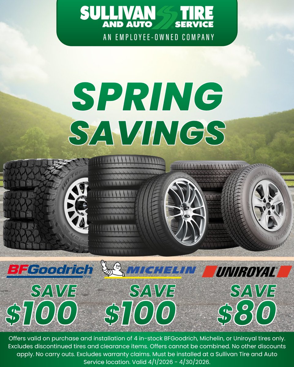 Sullivan Tire and Auto Service tweet media