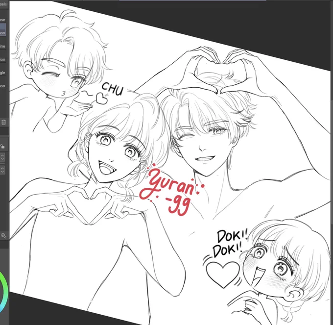 WIP
Tamon Fukuhara x Utage Kinoshita 💕💕

 #多聞くん今どっち #TamonsBSide #yuranggart 