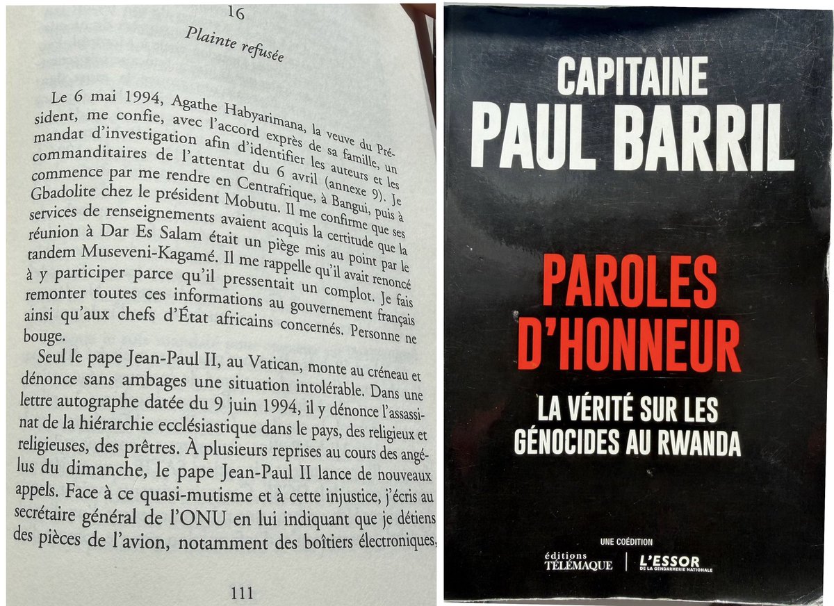 Le 6 avril 1994, l’avion transportant le président rwandais Juvénal Habyarimana et le président burundais Cyprien Ntaryamira a été abattu. Cet événement tragique a marqué le début de l’un des chapitres les plus sombres de l’histoire humaine : le #génocide qui a fait plus d’un