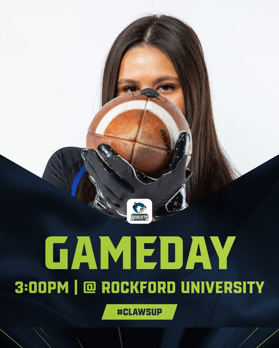 BobcatsWI's tweet photo. Locked in.
⏰3:00 PM
📍Rockford University
#ClawsUp | #NJCAAFootball https://t.co/aJuHUC1g50