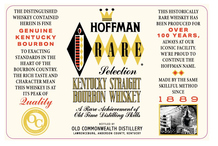 TheBourbonNews's tweet image. New Label Approval: Hoffman Rare Selection

#bourbon #whiskey