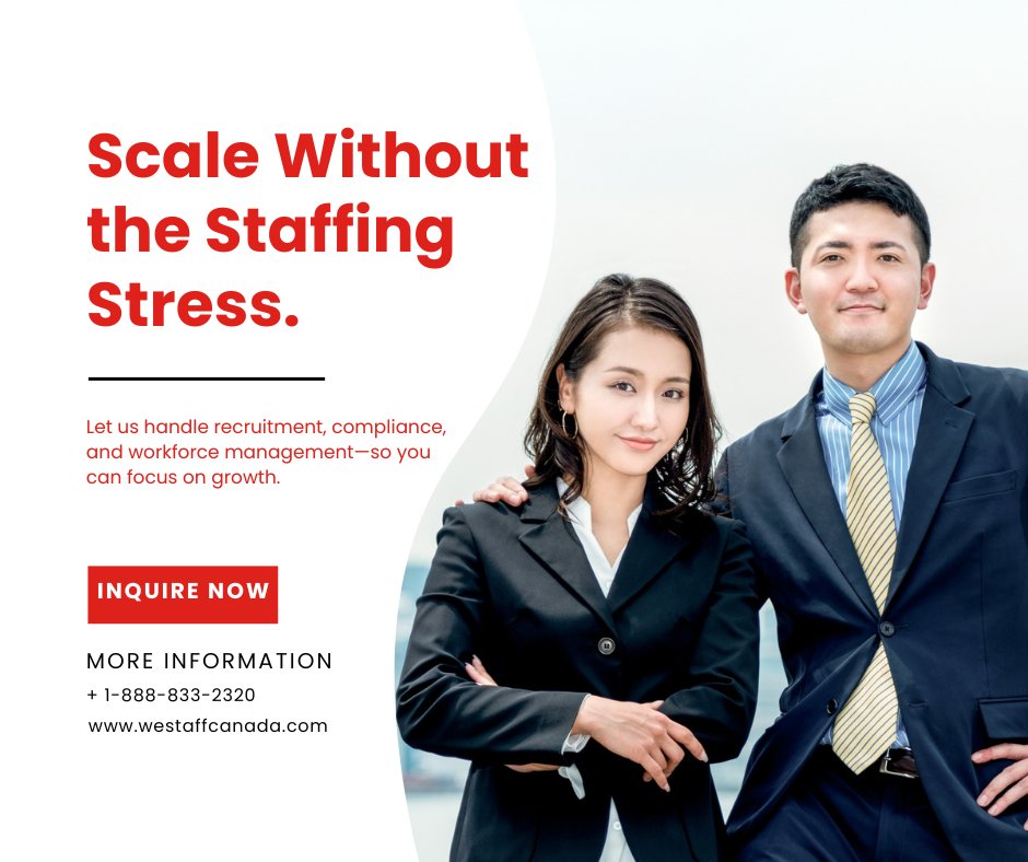 JobsWSC's tweet image. Scale your business without the stress of hiring, compliance, and workforce management. We take care of the people—so you can focus on growing what matters most.

#staffingsolutions #workforcesolutions #businessgrowth #hiringmadeeasy #recruitmentagency #hrsolutions