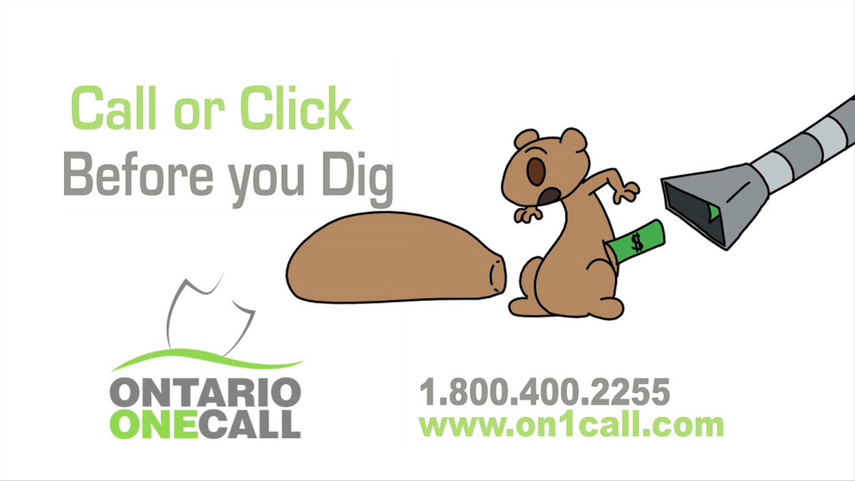 MiltonHydro's tweet image. Thinking about some outdoor projects? Be sure to call before you dig.

It's free AND you could save yourself a lot of trouble!

youtube.com/watch?v=BVo0if…

#ElectricalSafety #CallBeforeYouDig #Danger