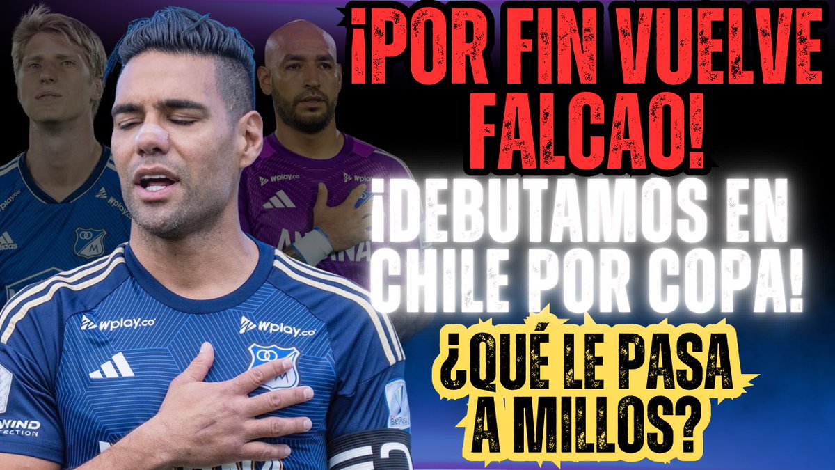 ToxiStreamRadio's tweet photo. 🔵 MILLONARIOS: FALCAO VUELVE! SE VIENE DEBUT EN COPA SUDAMERICANA. Una baja |Qué le pasa al equipo?

En vivo: https://t.co/oI3wRe2IFf

@santi1946b @AndresMagri @Geanmagrib @JaviMarinOsorio https://t.co/XUlZ22Dxht