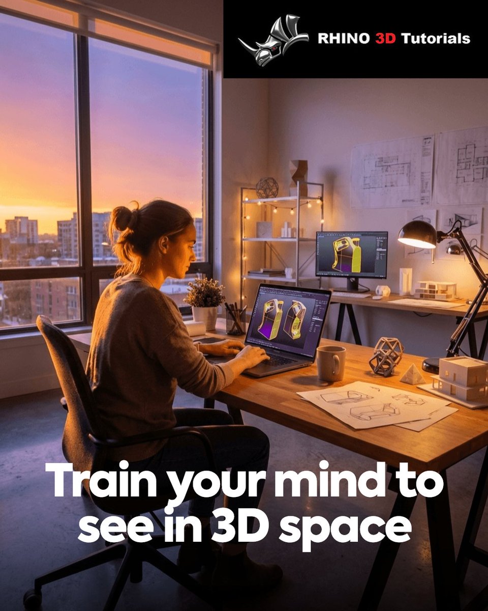 Rhino 3D Tutorials tweet media