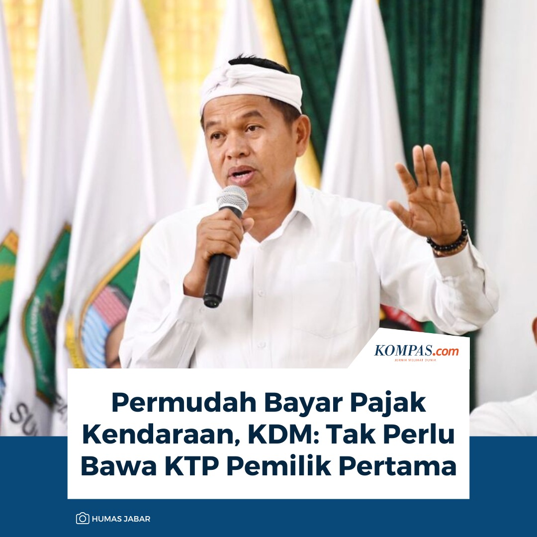 Permudah Bayar Pajak Kendaraan, KDM: Tak Perlu Bawa KTP Pemilik Pertama

Baca di: 
bandung.kompas.com/read/2026/04/0…