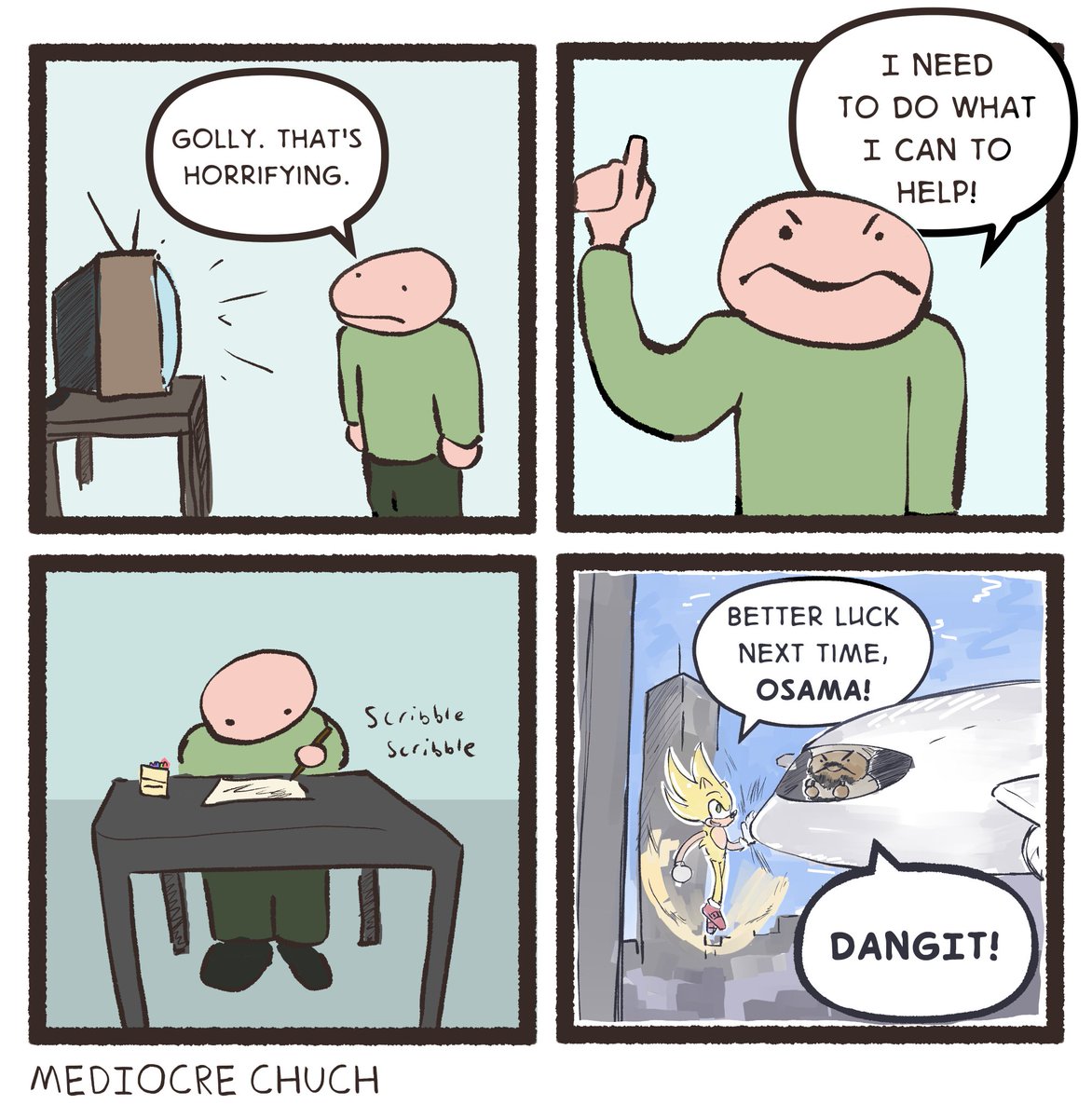 Mediocre Chuch tweet media