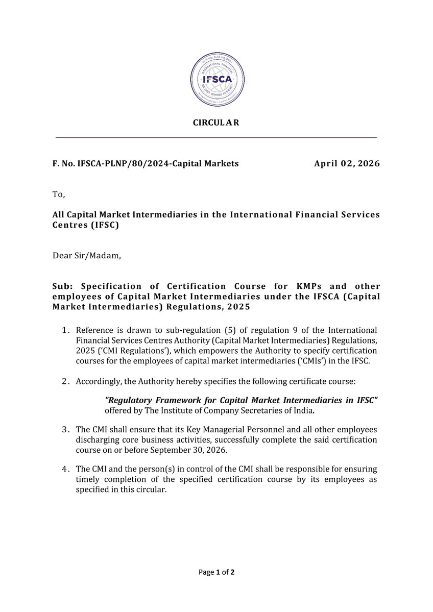 Institute of Company Secretaries of India (ICSI) tweet media