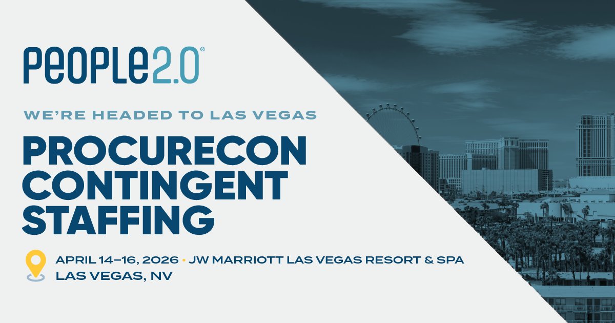 #ProcureCon is next week!

We’re heading to Las Vegas to talk smarter contingent workforce programs.

Last chance to book: hubs.ly/Q046W9Qg0