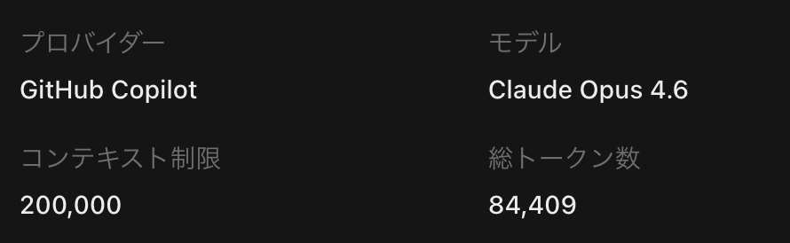 github copilot opus 4.6、コンテキスト200kになった