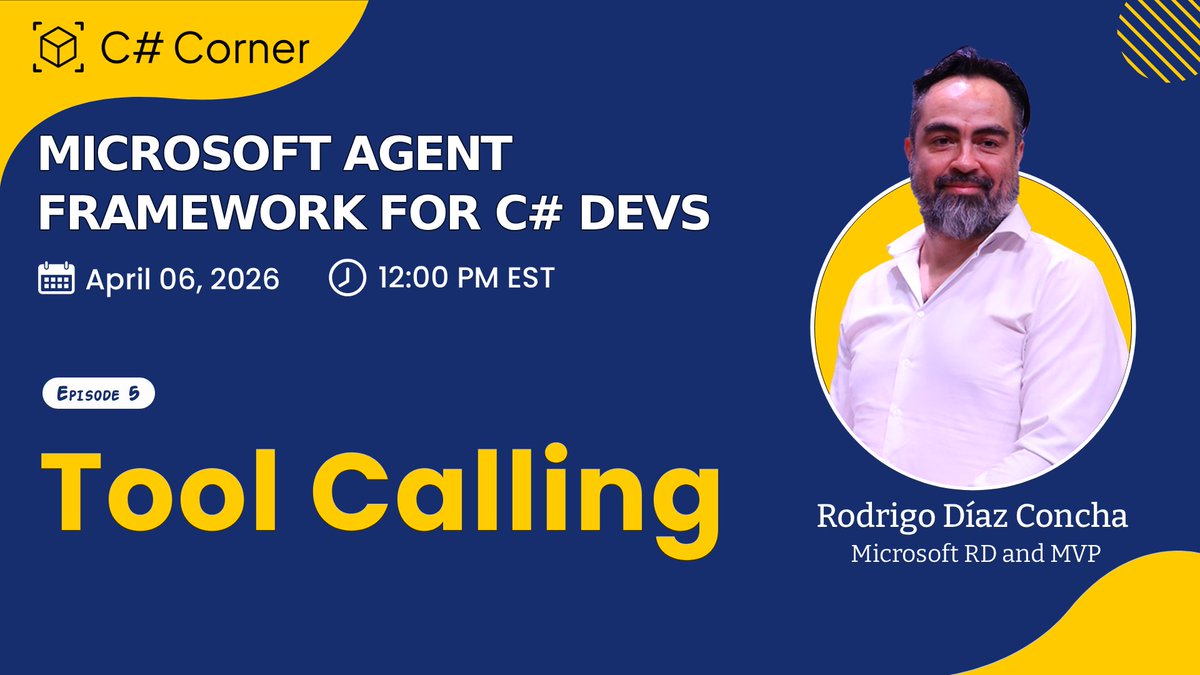 C# Corner tweet media