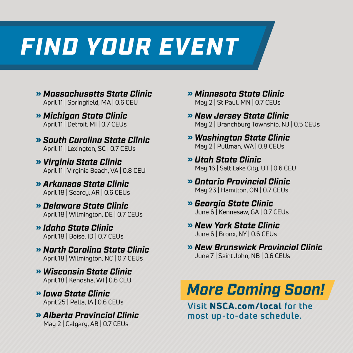 NSCA tweet media