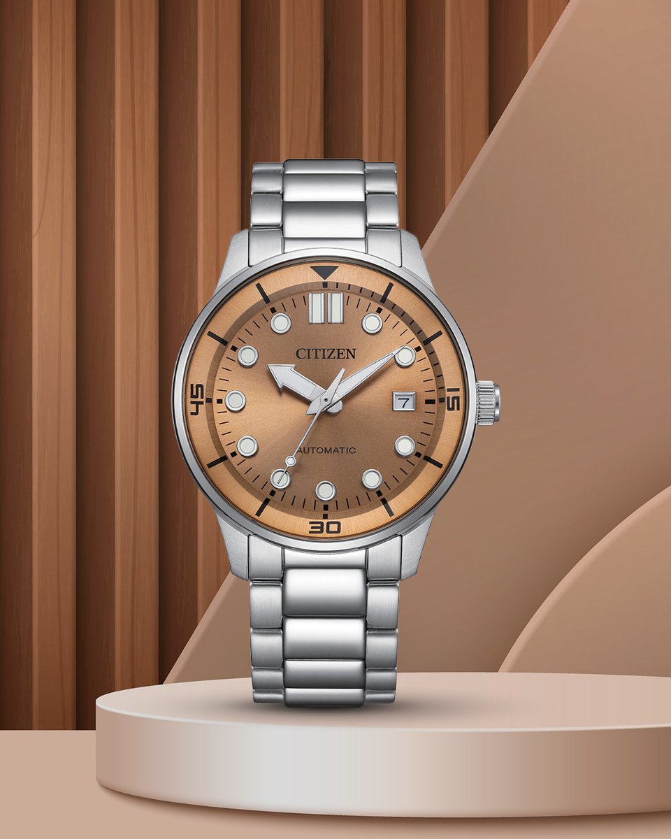 citizentimeph's tweet image. CITIZEN NJ0191-83X 40MM AUTOMATIC
LIGHT BROWN DIAL WATCH
_____

– Automatic
– Date Display
– Light Brown Dial
– Stainless Steel Strap &amp;amp; Case
– WR to 10 bar
– Case Size: 40mm
– Crystal Glass
_____

For more details please visit:
citizen.com.ph/html/en/produc…

#CitizenWatch #Mechanical