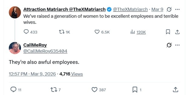 Why women get Ls tweet media