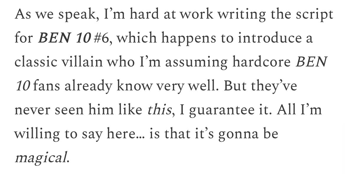 BEN 10 tweet media