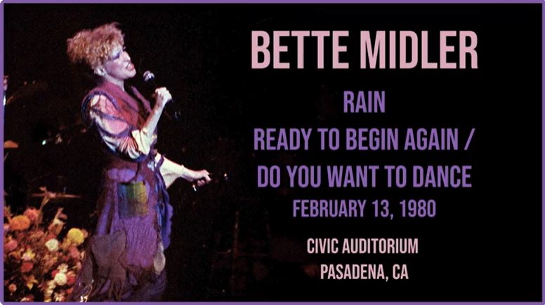 Bette Midler: Bootlegbetty.com tweet media