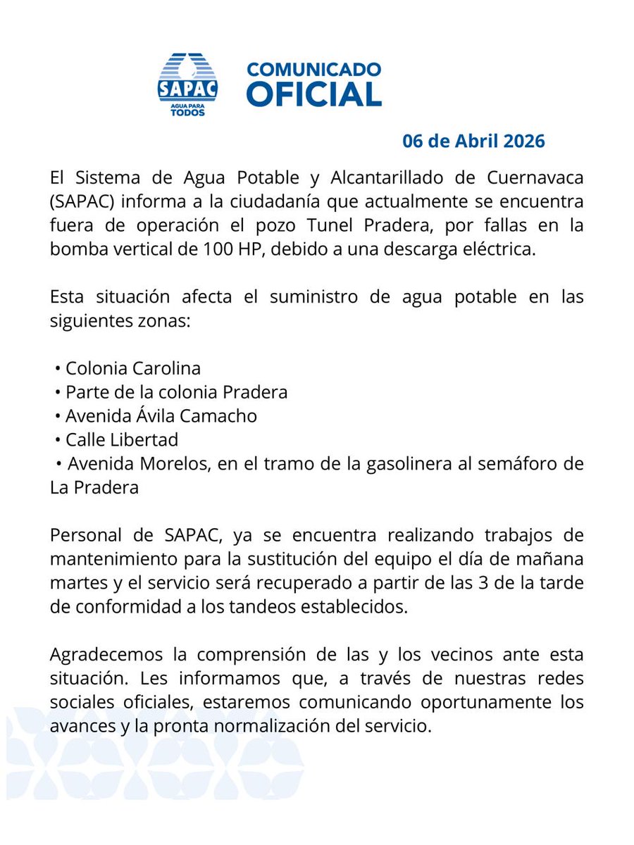 SAPAC CUERNAVACA tweet media