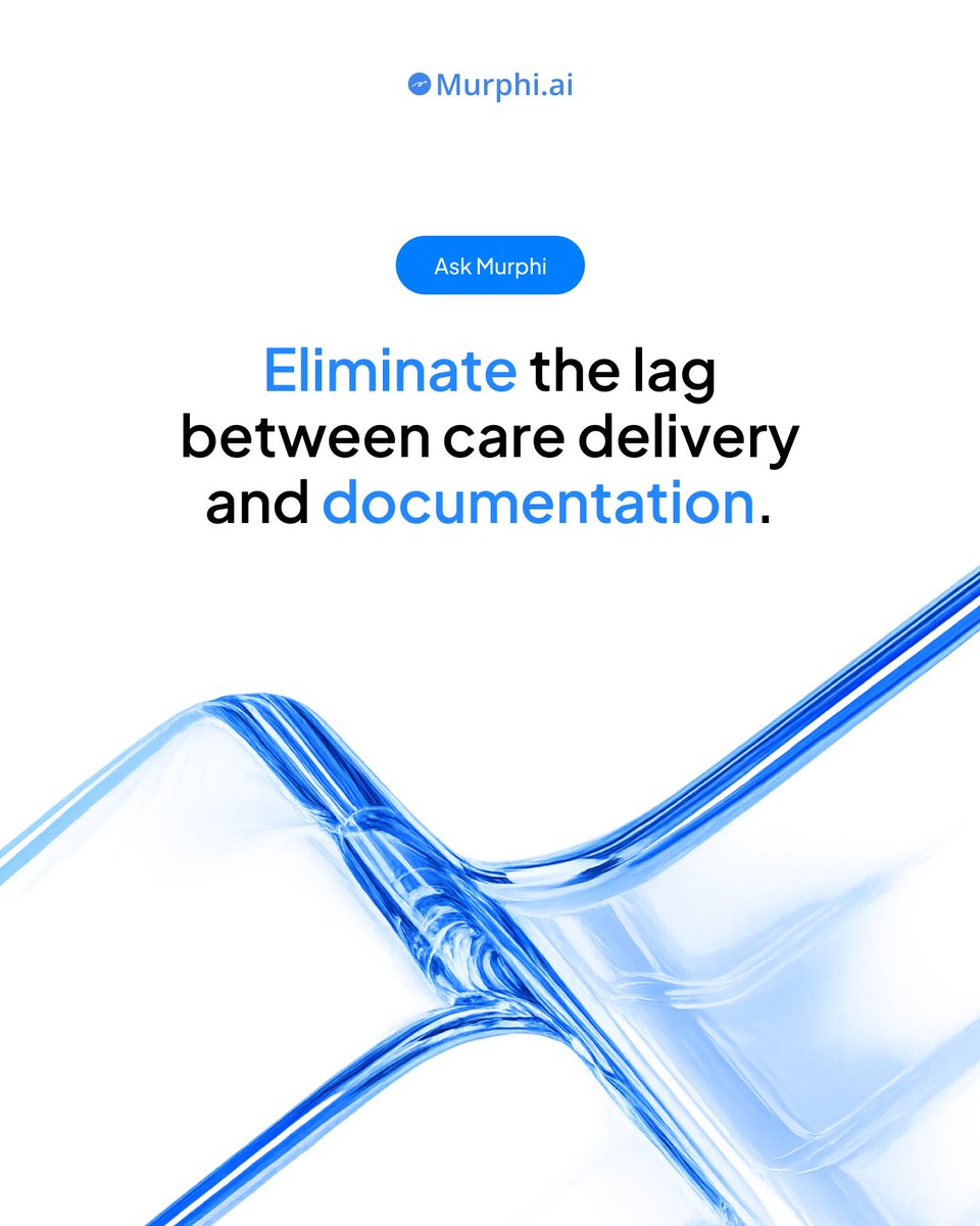 MurphiAI's tweet photo. Care First. Documentation Follows Instantly

Why should documentation slow down care?
With Murphi, it happens in real time, quietly, accurately, and effortlessly in the background.

Let clinicians focus on patients, not paperwork.

#HealthcareAI #SmartDocumentation https://t.co/wi88zuaKuR