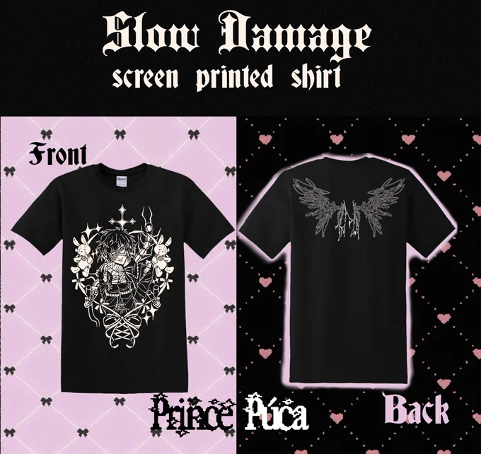 Preorders end on the 7th of April! 🖤
Don't miss your chance to grab your Slow Damage or Togainu no Chi shirts! 🖤 
