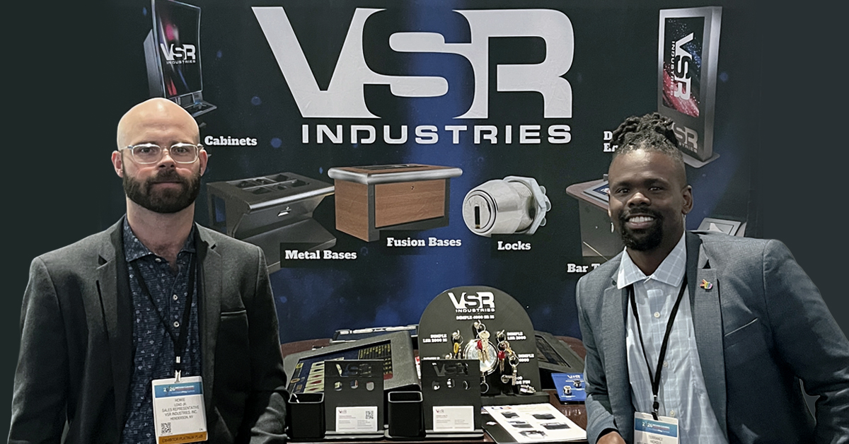 VSRindustries's tweet image. Many thanks to all the wonderful folks who stopped by the VSR booth at the Indian Gaming Trade Show last week. We had a blast meeting everybody and can't wait for next year!

#VSR #manufacturing #custommanufacturing #slotbases #slotmachines #sheetmetal #millwork #locks
