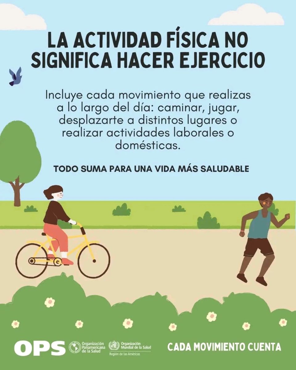 BarbaraCuadro's tweet photo. #Santiagodecuba.Hoy se celebra el Día Mundial de la Actividad Física, esencial para la prevención de enfermedades como la Hipertensión Arterial, la Obesidad, entre otras. https://t.co/SBdJG51BnO