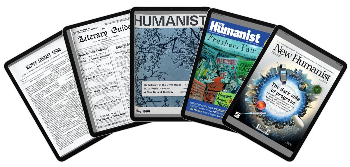 New Humanist tweet media