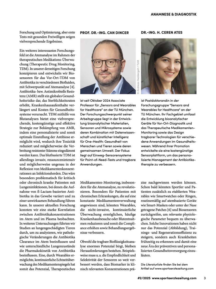 CanDincer83's tweet photo. At the TUM Sensors and Wearables for Healthcare, we’re turning this vision into reality — from metabolic and stress monitoring to actionable insights for precision health👩‍🔬👨🏻‍🔬 Thanks to my co-author H. Ceren Ates for this great work🙏 https://t.co/d3jTpAFHst