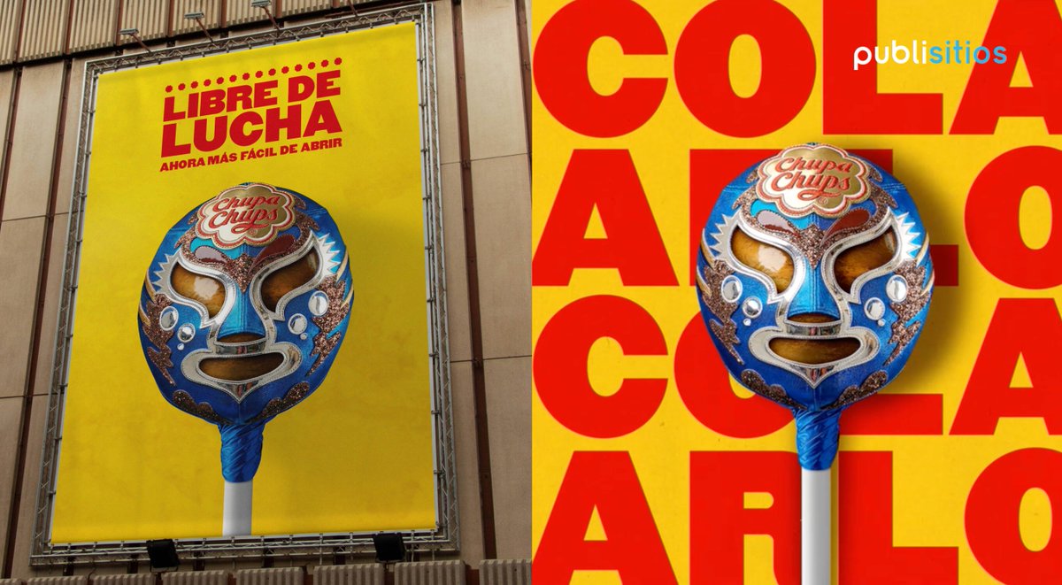 Chupa Chups: no más lucha. 🍭

La campaña convierte frustraciones cotidianas en una idea simple: todo debería ser fácil.

#ChupaChups #Publicidad #OOH #Creatividad