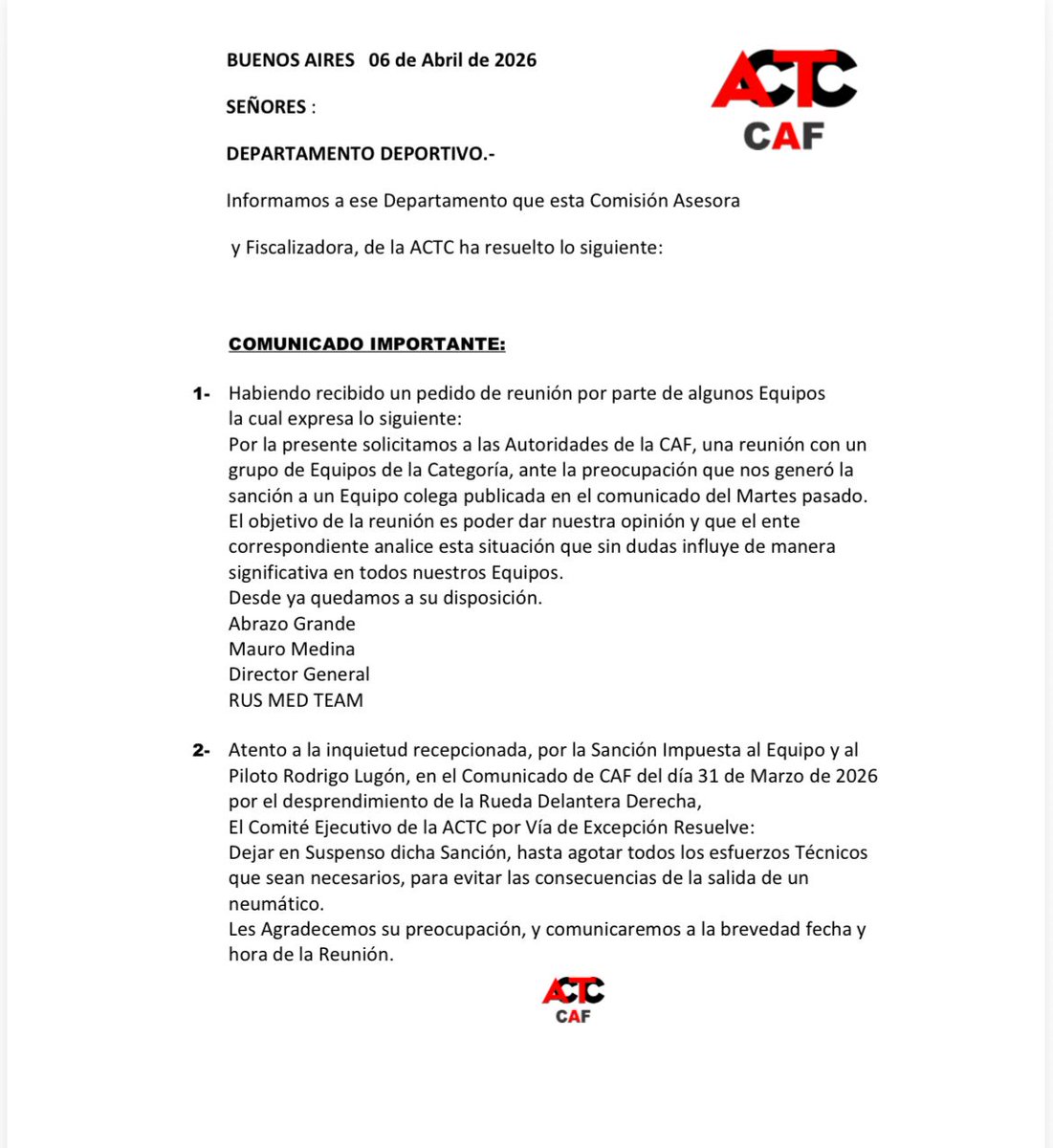 Matias Balducci tweet media