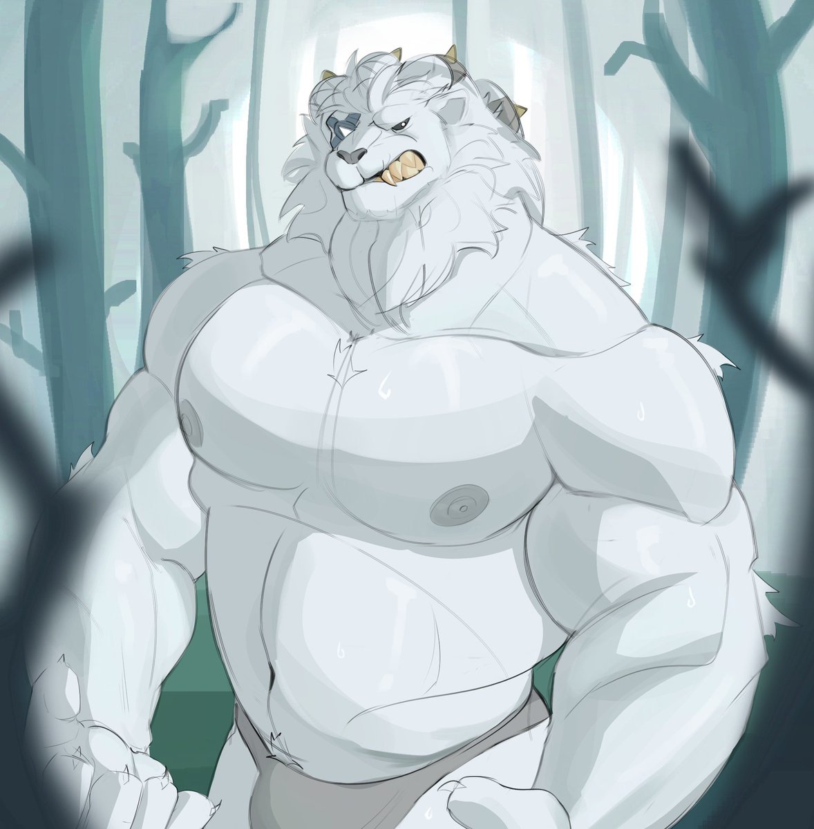 Old Art Lion Rengar! 🦁 #furryart