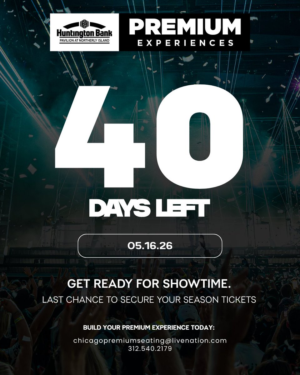 Huntington Bank Pavilion at Northerly Island tweet media