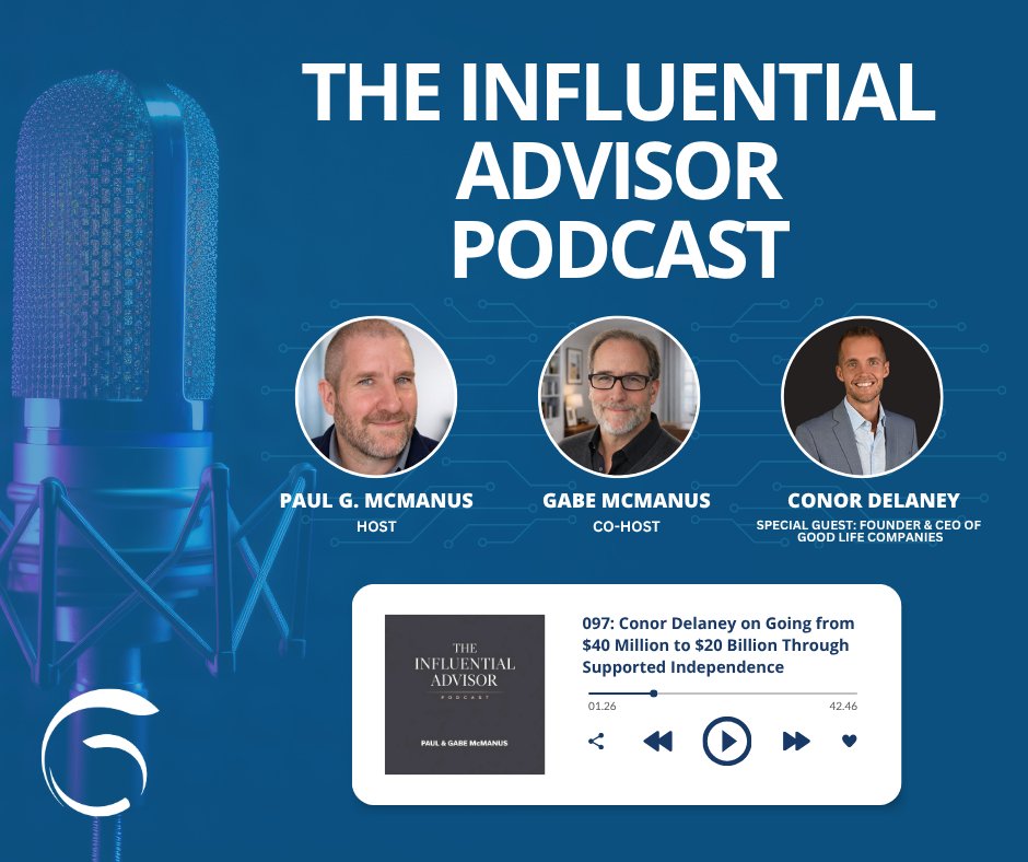 GoodLifeCos's tweet photo. The industry says it’s a tradeoff: independence or support. Growth or sanity. Ownership or scale.

Our CEO Conor explains why that was never real on The Influential Advisor Podcast. 🎧
https://t.co/HFjXTYhpG1 https://t.co/2yTtukKjv5