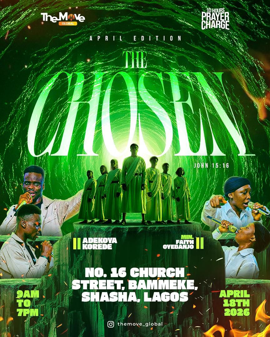 themove_revival's tweet image. Upon every man, there is a mandate
Our lifestyle as believers is beyond just carrying the name. There is more to it
There is a mandate to be fulfilled, there are assignments to be carried out, there are fruits to be harvested
#TheMoveGlobal
#Apriledition 
#THECHOSEN
