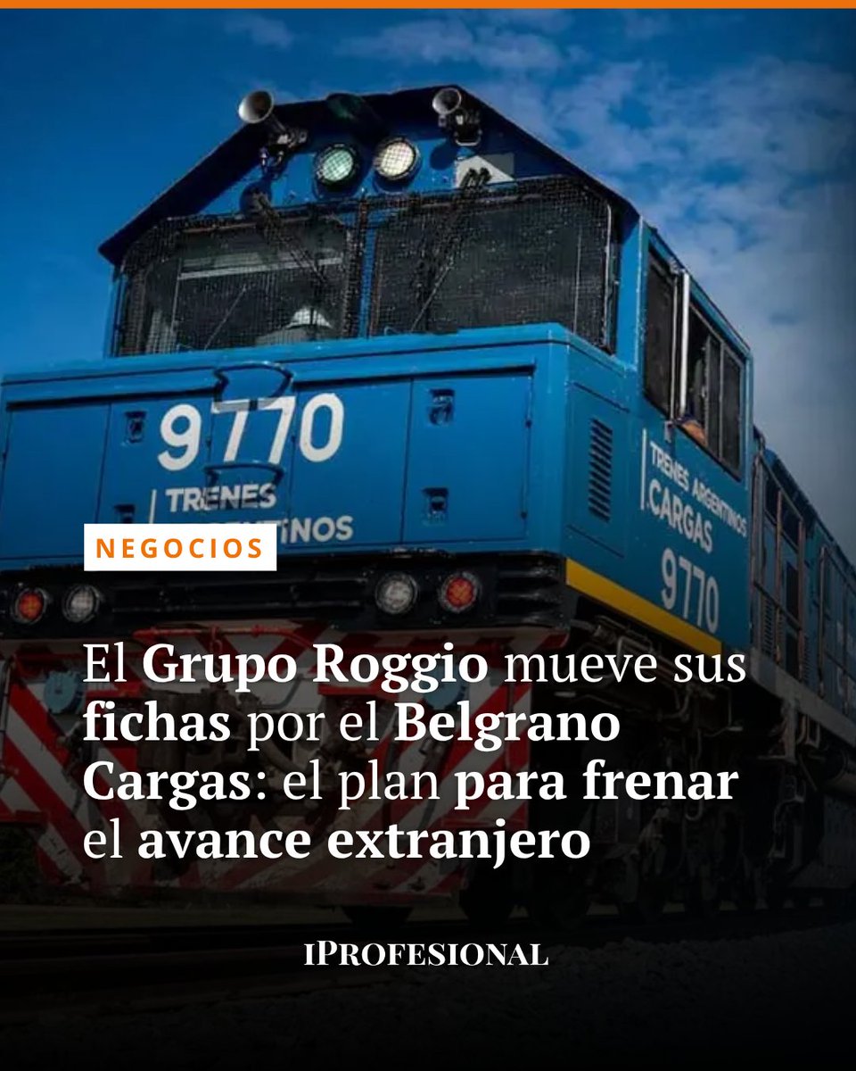 iProfesional's tweet image. 🚆📊 Roggio avanza por el Belgrano Cargas en medio de la puja por el control de un activo estratégico.

Leé la nota completa 👉🏼 mrf.lu/g3gH

#BelgranoCargas #Infraestructura #Negocios #Logística #Argentina