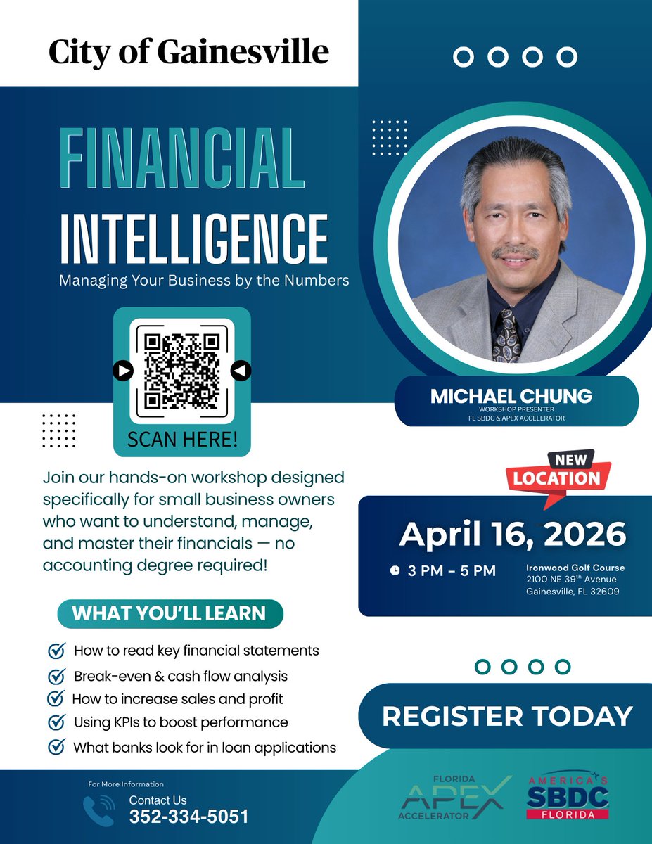 GainesvilleEO's tweet photo. What do banks actually want to see in your loan application? 🏦

Join us on April 16 at Ironwood to learn the "Bank’s Checklist" and how to decode your balance sheet like a pro. 📈

Secure your seat: https://t.co/86gitZLcx8 #Entrepreneurship #Gainesville #ScalingUp https://t.co/vCSmG3cA7w