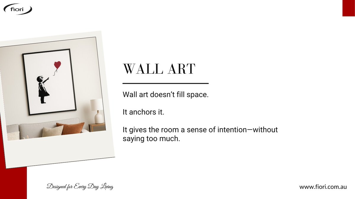 Fiori_aus's tweet image. A room can be perfectly styled—and still feel empty.
It’s usually the walls.
The right piece doesn’t just decorate.
It settles the space.

Shop our range today: bit.ly/2VEeVpm

#WallArt #HomeDesign #InteriorStyle