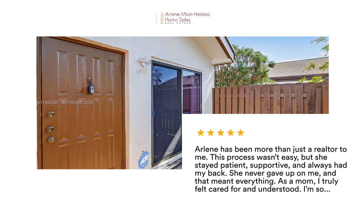 mrspestano's tweet photo. My latest RateMyAgent review in Plantation.
Realtor 3181801
https://t.co/odp61FPVBu

...
#ratemyagent #realestate #arlenehomesales #Kwagent https://t.co/DU065lNvSZ