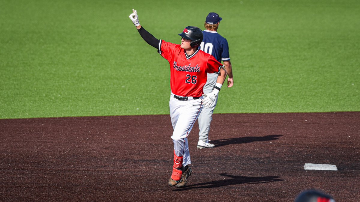 wjathletics's tweet photo. Following his three-homer, seven-hit, and nine RBI performance Saturday versus Allegheny, senior Josh Dezenzo now leads NCAA Division III this spring with a .986 slugging percentage.

Additionally, Dezenzo is third among all NCAA divisions, trailing only Division II Pittsburg State's Dagan Brewer (1.040) and Arizona State's Landon Hairston (1.016).

Among career active hitters, Dezenzo ranks seventh in NCAA Division III and 34th among all divisions with a .699 slugging percentage.  Liam Daly of Purchase (N.Y.) is DIII active career leader at .746.

Dezenzo enters this week with a nine-game hit streak which includes seven-straight, multi-hit performances.

With 22 career home runs, Dezenzo is five shy of breaking the @DubJayBaseball career record held by All-American Nick Vento '17.