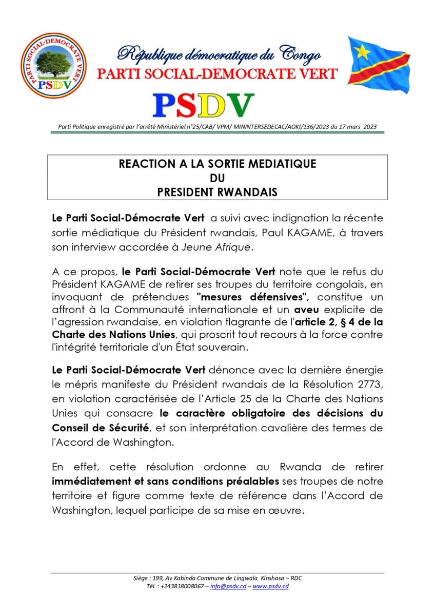 Léonard She Okitundu tweet media