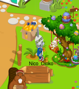olokogame's tweet photo. We hope you have a wonderful Easter! Closed beta players can still admire cool decorations on Oloko until the end of the week, just like Nico &amp; Marla!

Find out how to test the current version on Oloko .eu!

Also, stay tuned for Open beta news soon!
- Your Oloko Team https://t.co/nC8L45X7ra