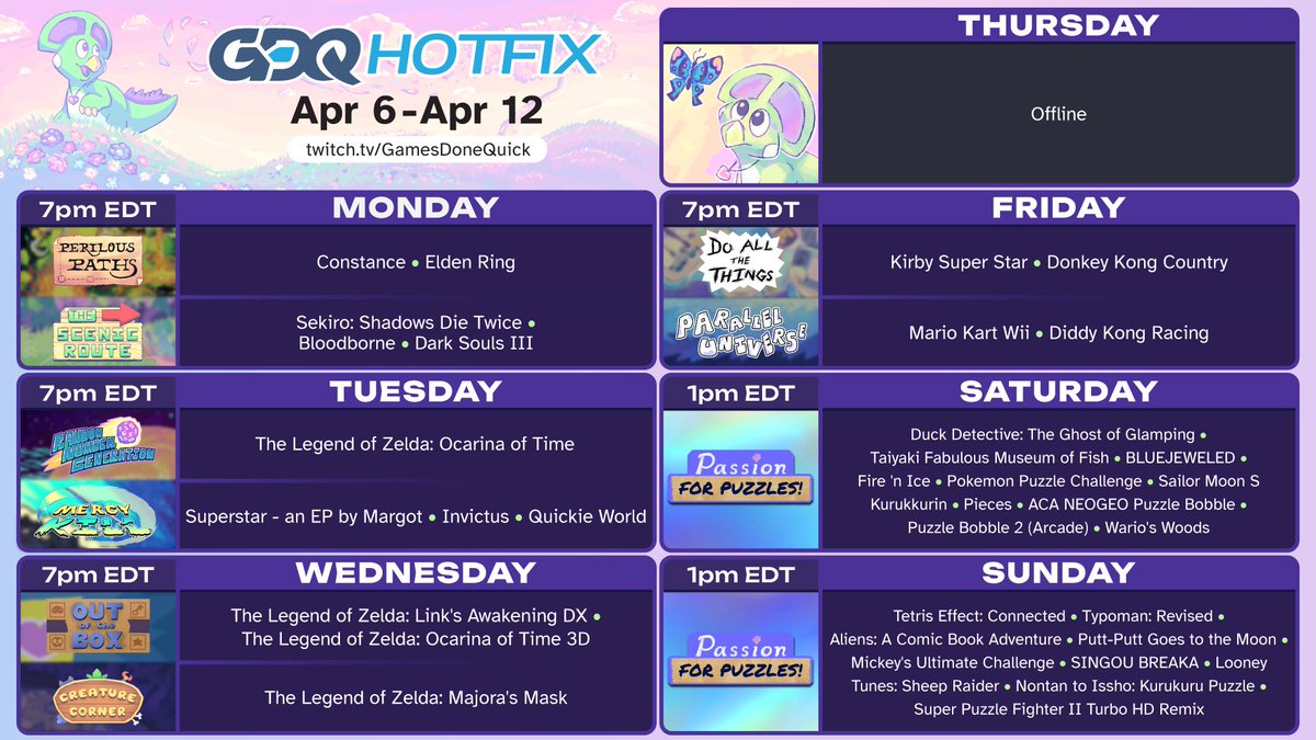 Games Done Quick tweet media