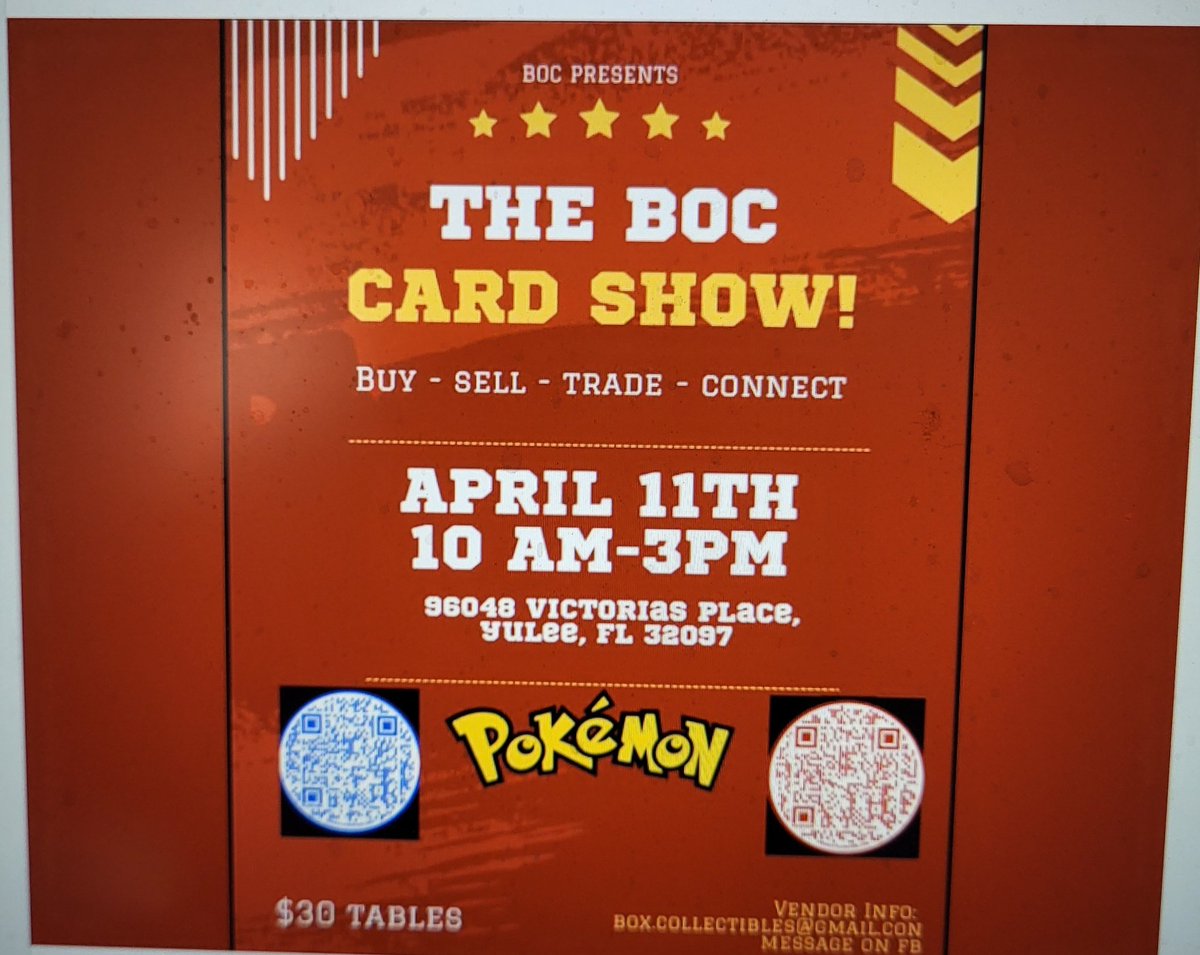 t2_cards's tweet photo. This week's card show. Please share! @CardPurchaser https://t.co/4XO20nmp2H