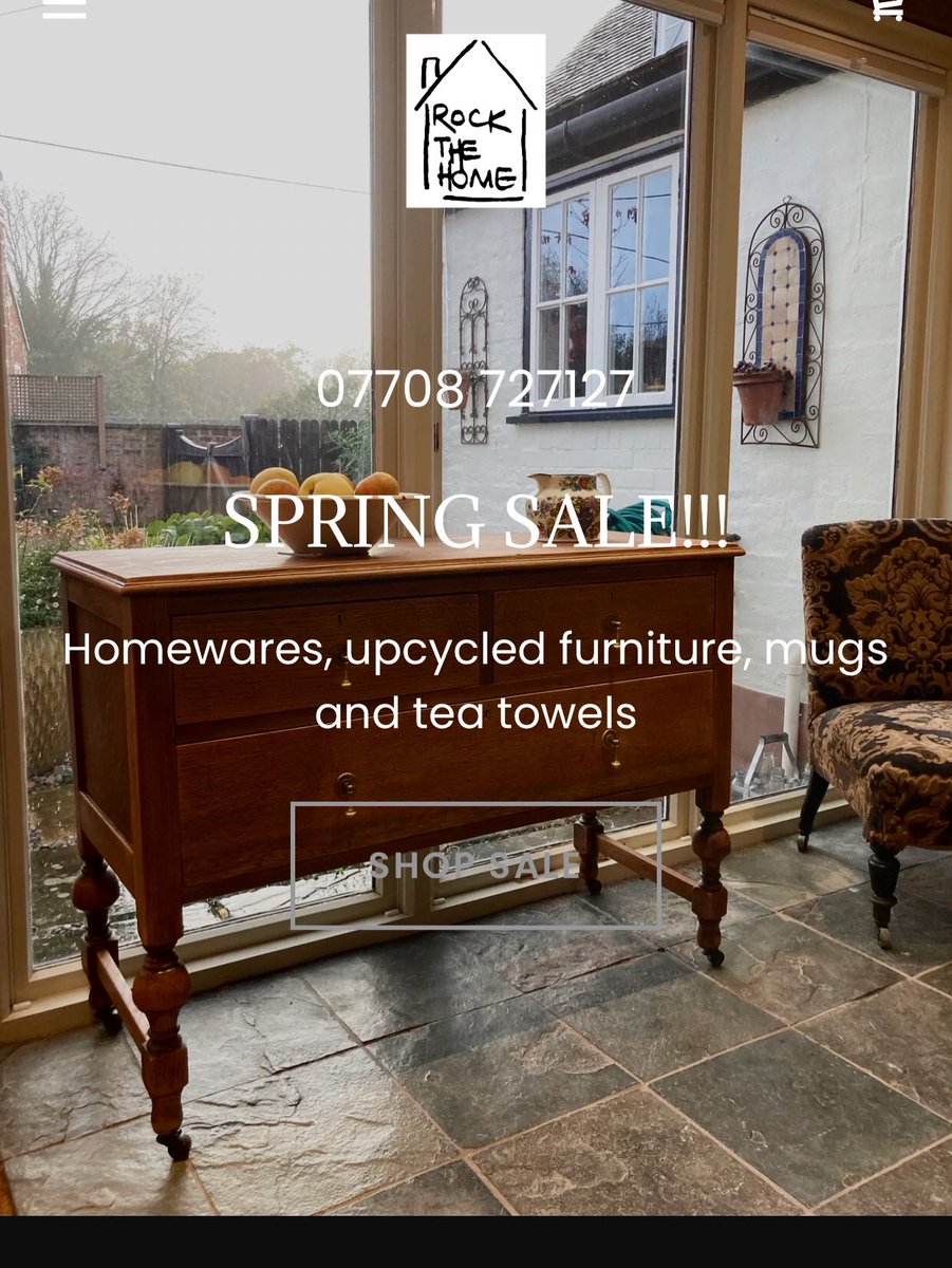 rockthehome's tweet image. STARTING TODAY - Spring Sale!!! 💫 📲 rockthehome.shop  #furniture #bespoke #upcycledfurniture #london #shropshire
