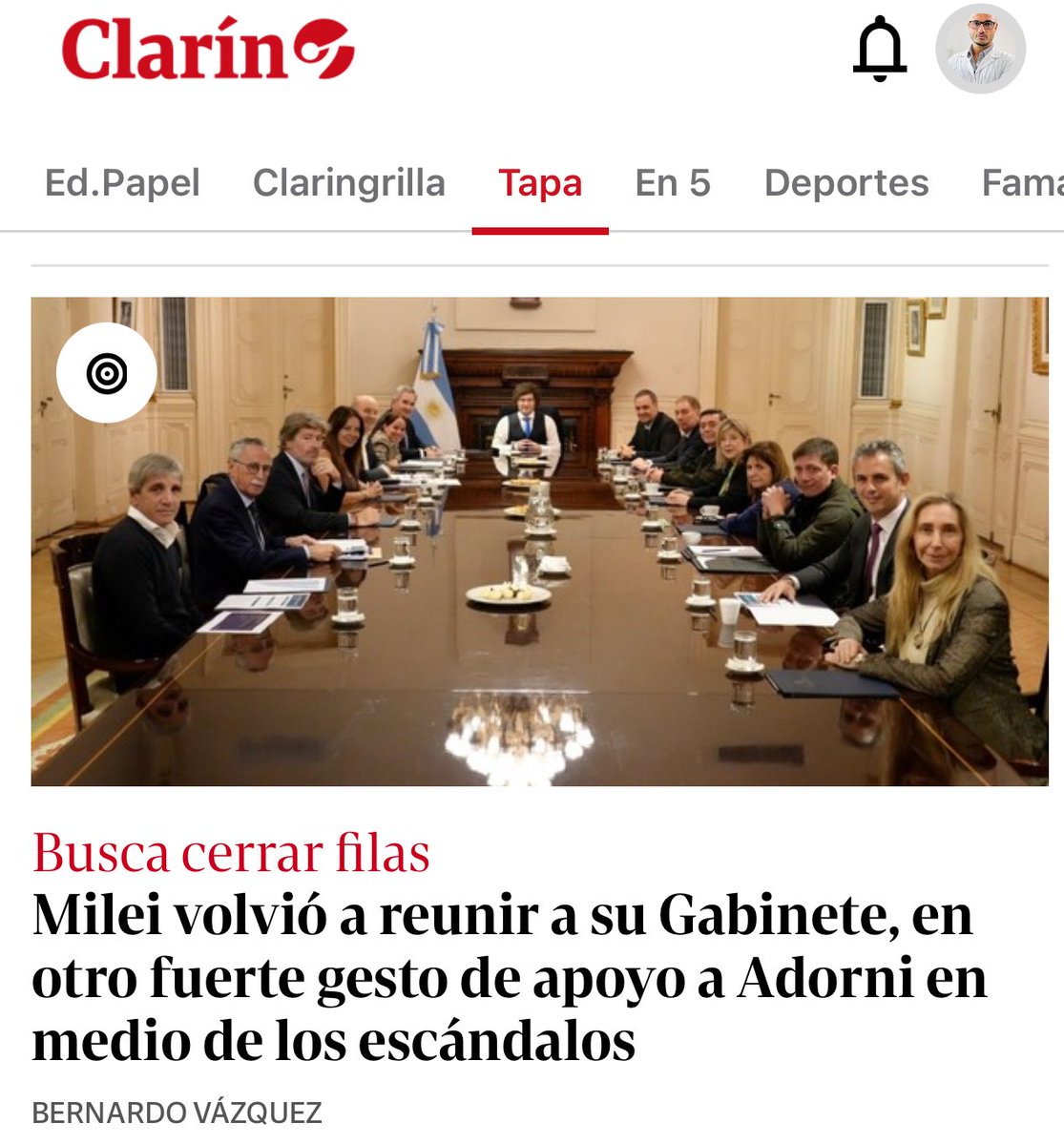 Martín Carrizo tweet media